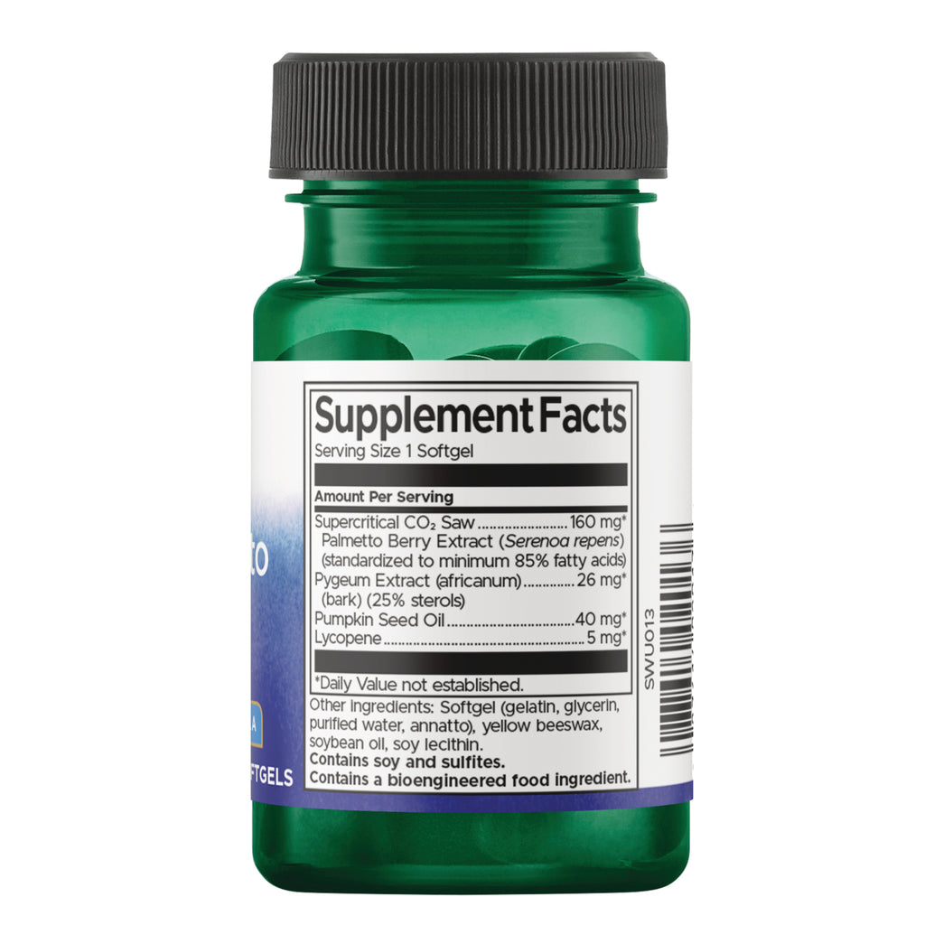 SWU013 | Back label with supplement facts and serving information - Thumbnail