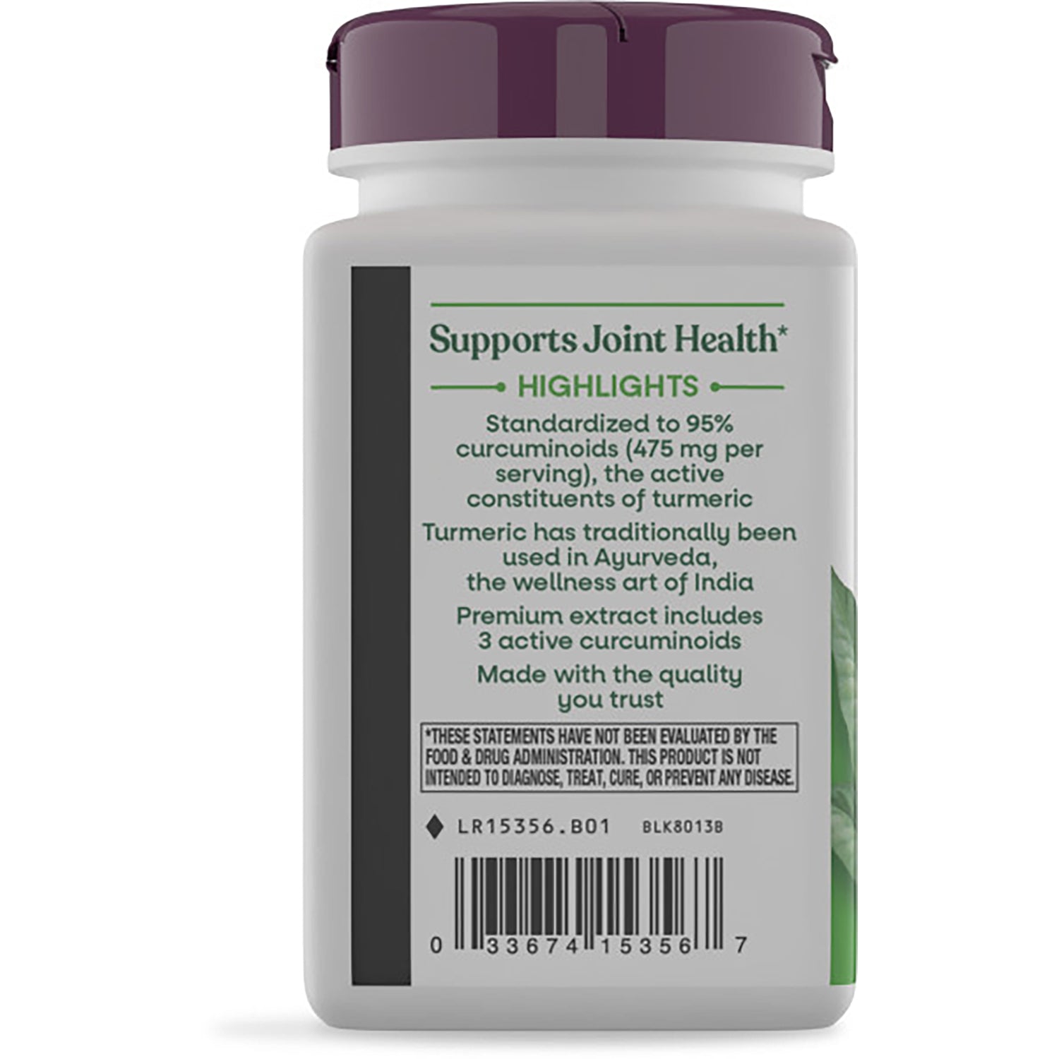 NW691 | Back label of white supplement bottle with keep out of reach of children warning, GLUTEN FREE text, contact info and recycling and vegan icons