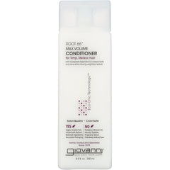 GV030 | White bottle of ROOT 66 Max Volume conditioner for limp, lifeless hair by Giovanni