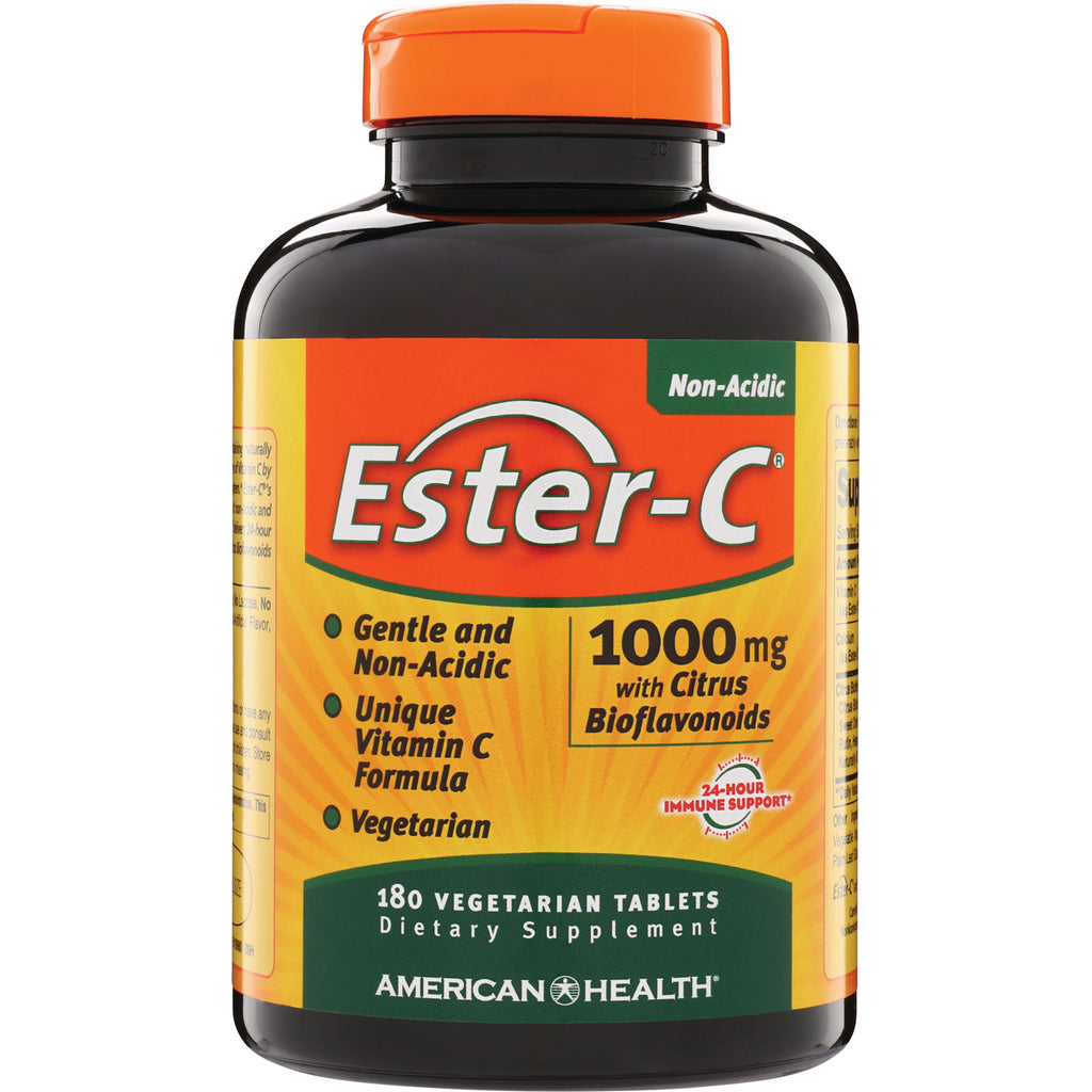 AM091 | Ester-C 1000 mg bottle dietary supplement label reading \ - Thumbnail