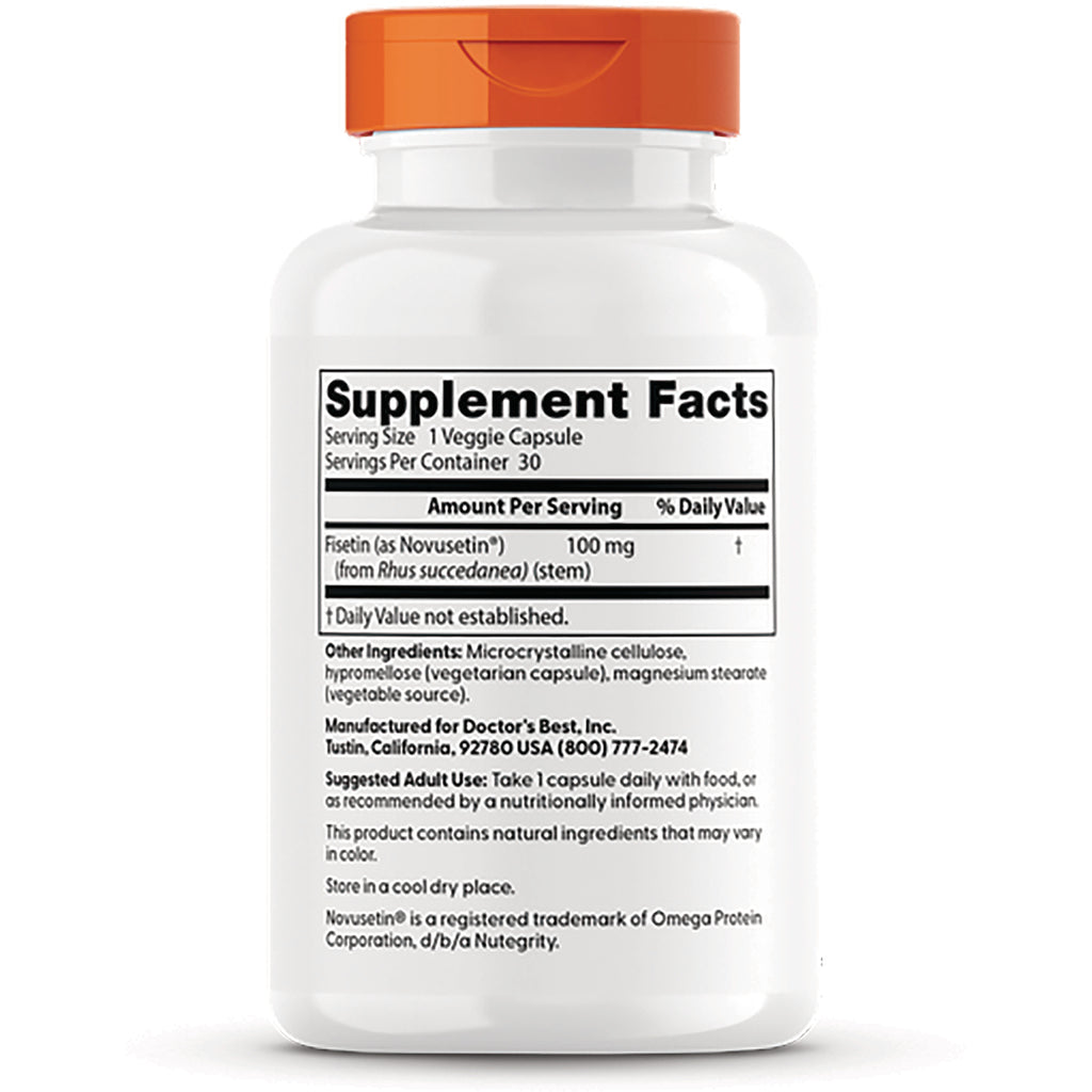 DB218 | back label showing Supplement Facts panel, ingredients, and suggested use text on white bottle - Thumbnail