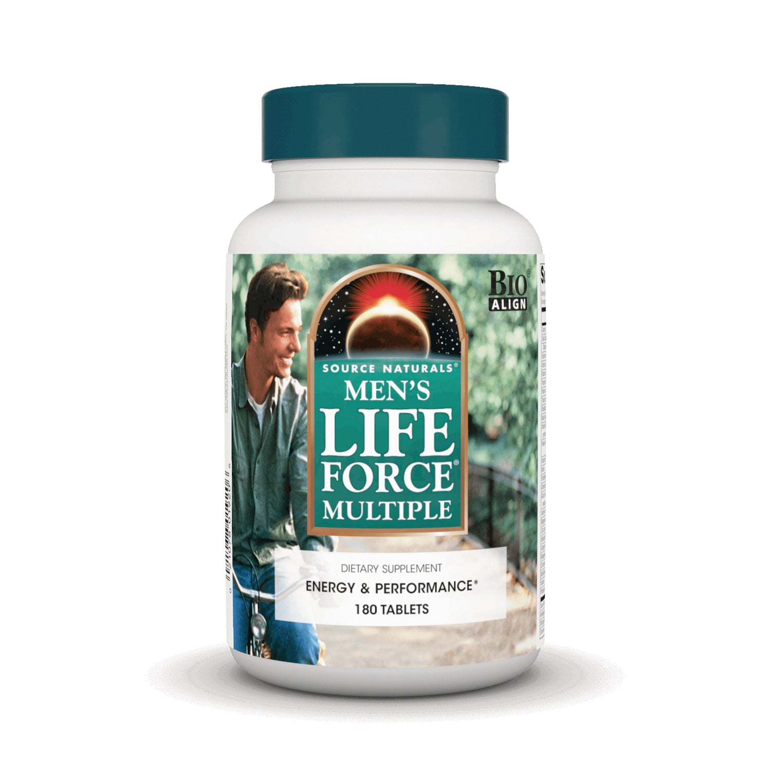 SN537 | Source Naturals Mens Life Force Multiple dietary supplement, energy & performance, 180 tablets