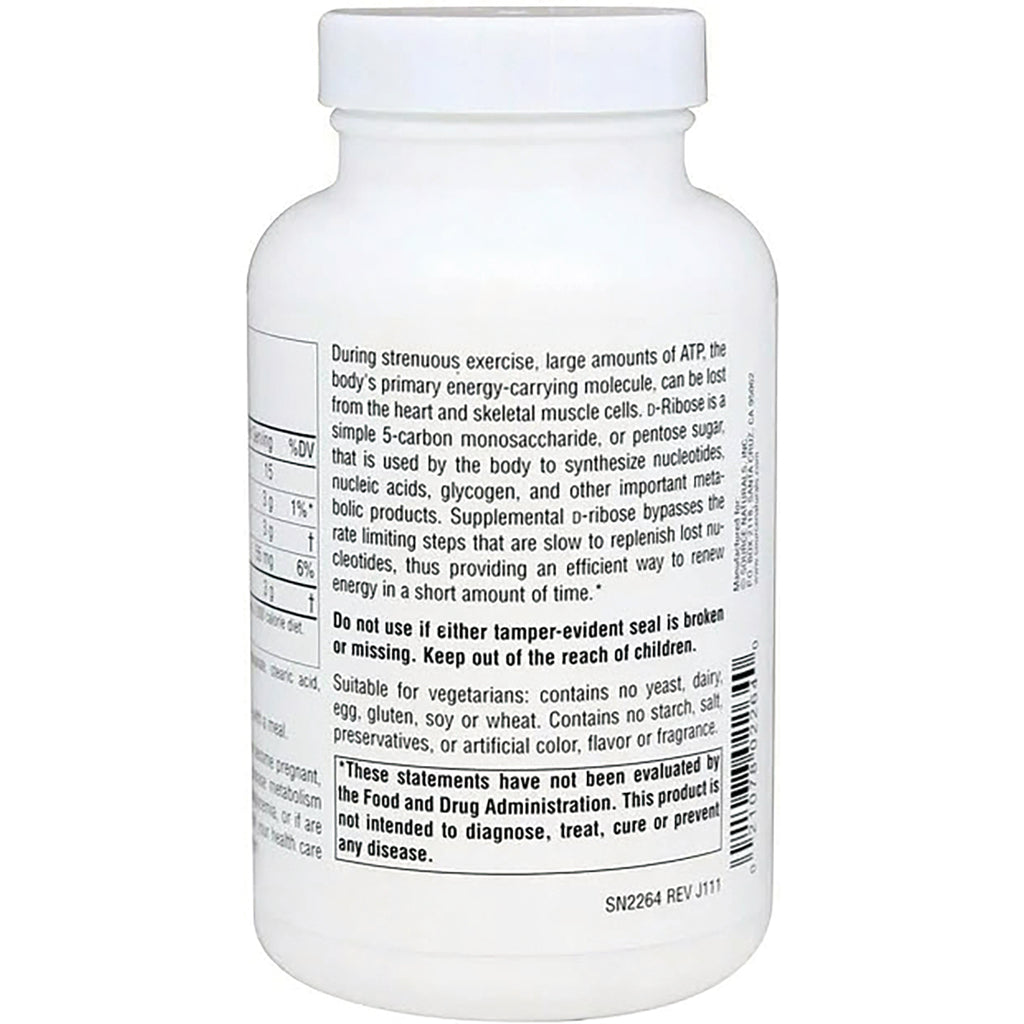 SN811 | Supplement bottle back label with directions, warnings, and FDA disclaimer text - Thumbnail