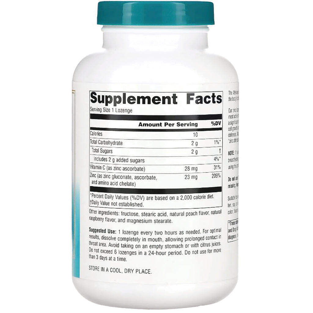 SN221 | Back label with Supplement Facts panel, serving size, ingredients, and suggested use - Thumbnail