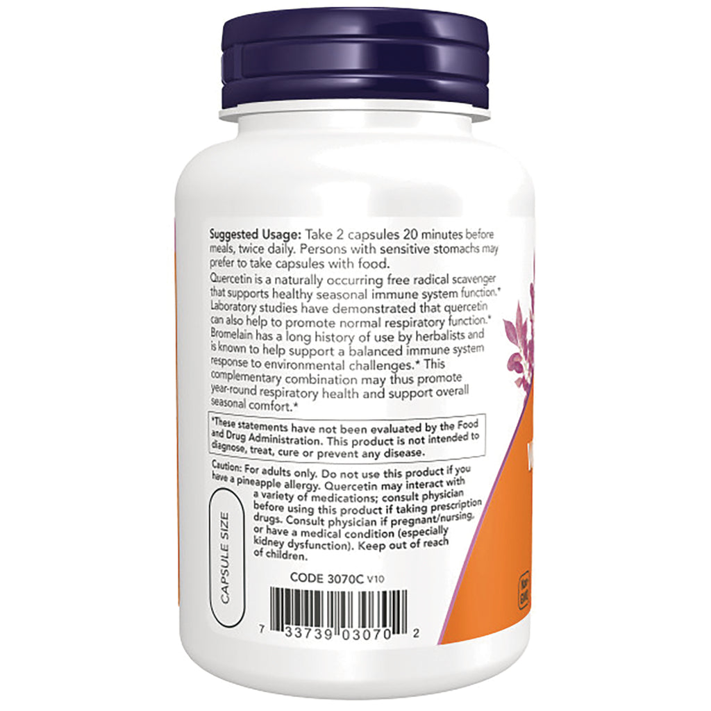 NWF085 | Back label of white supplement bottle showing suggested usage, cautions, and barcode - Thumbnail