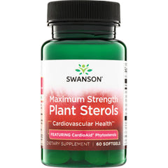 SWU503 | Swanson Maximum Strength Plant Sterols for cardiovascular health, 60 softgels