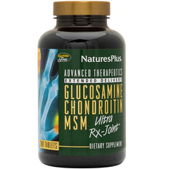 NTP182 | NaturesPlus Glucosamine Chondroitin MSM Ultra RX-Joint dietary supplement bottle front label 180 tablets