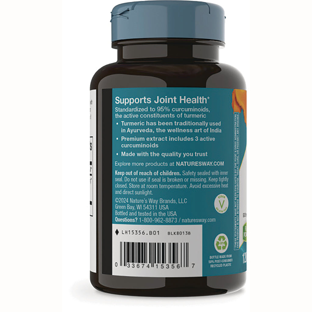 NW691 | Back of brown supplement bottle showing Supports Joint Health label with ingredient text and barcode - Thumbnail