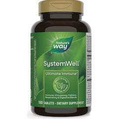 NW741 | Nature's Way SystemWell Ultimate Immune dietary supplement bottle 180 tablets front label