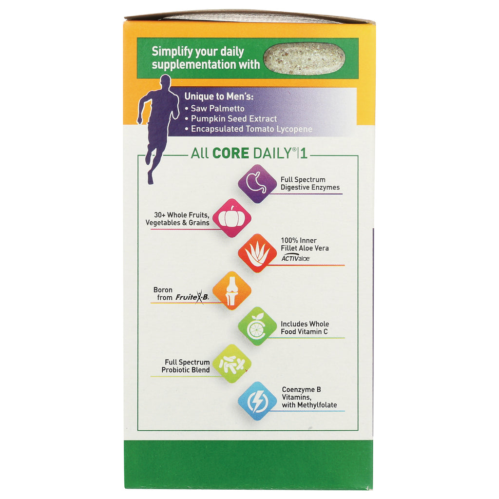 CRL527 | product infographic listing features: full spectrum digestive enzymes, 30+ whole fruits, aloe vera, probiotic blend, coenzyme B vitamins - Thumbnail