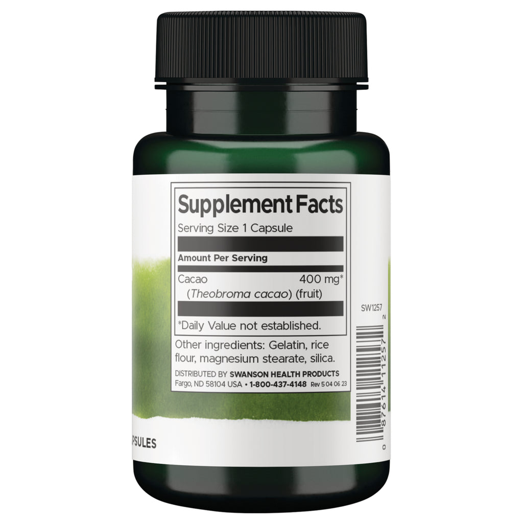 SW1257 | Back label with Supplement Facts - Thumbnail
