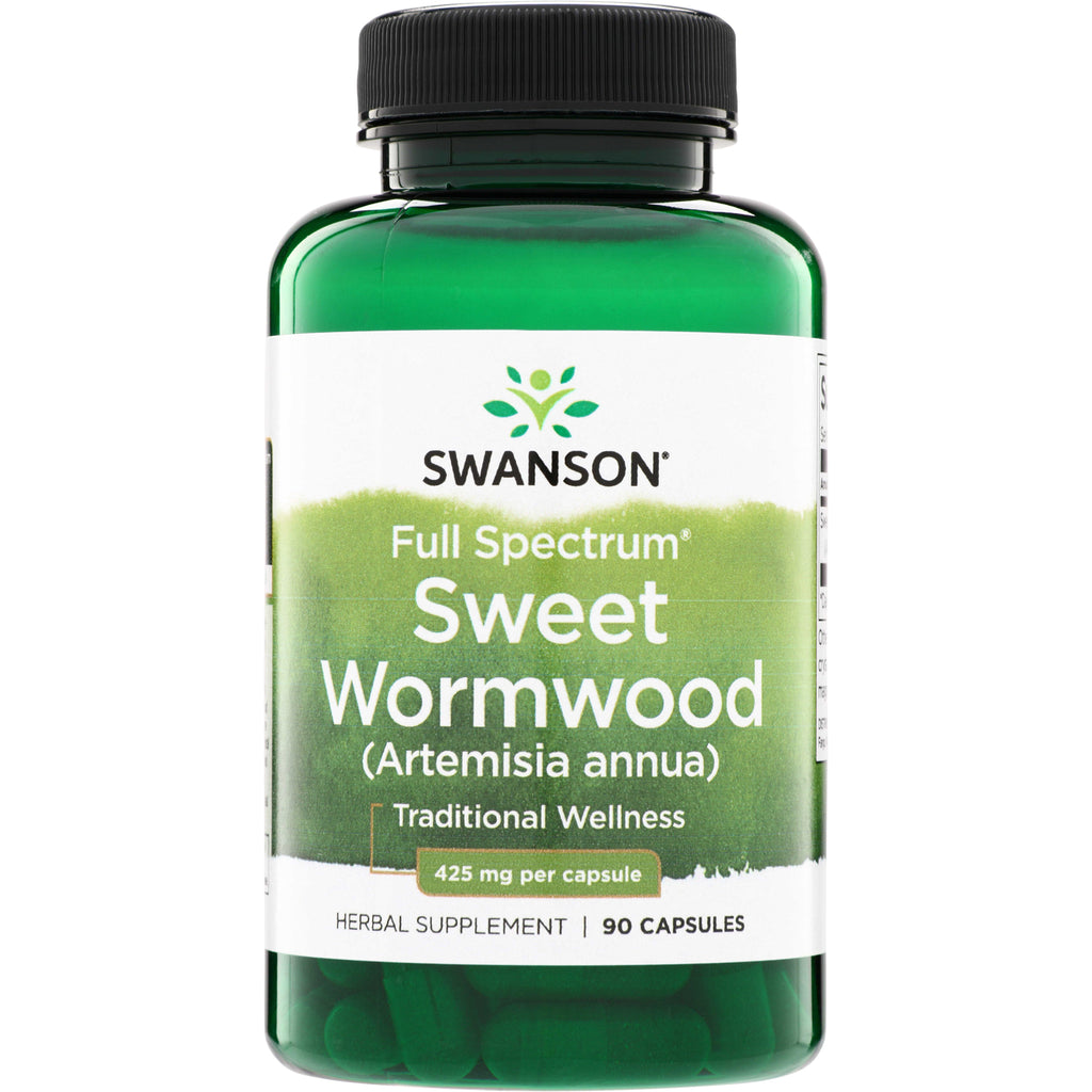 SW1157 | Swanson Full Spectrum Sweet Wormwood (Artemisia annua) 425 mg, 90 capsules bottle - Thumbnail