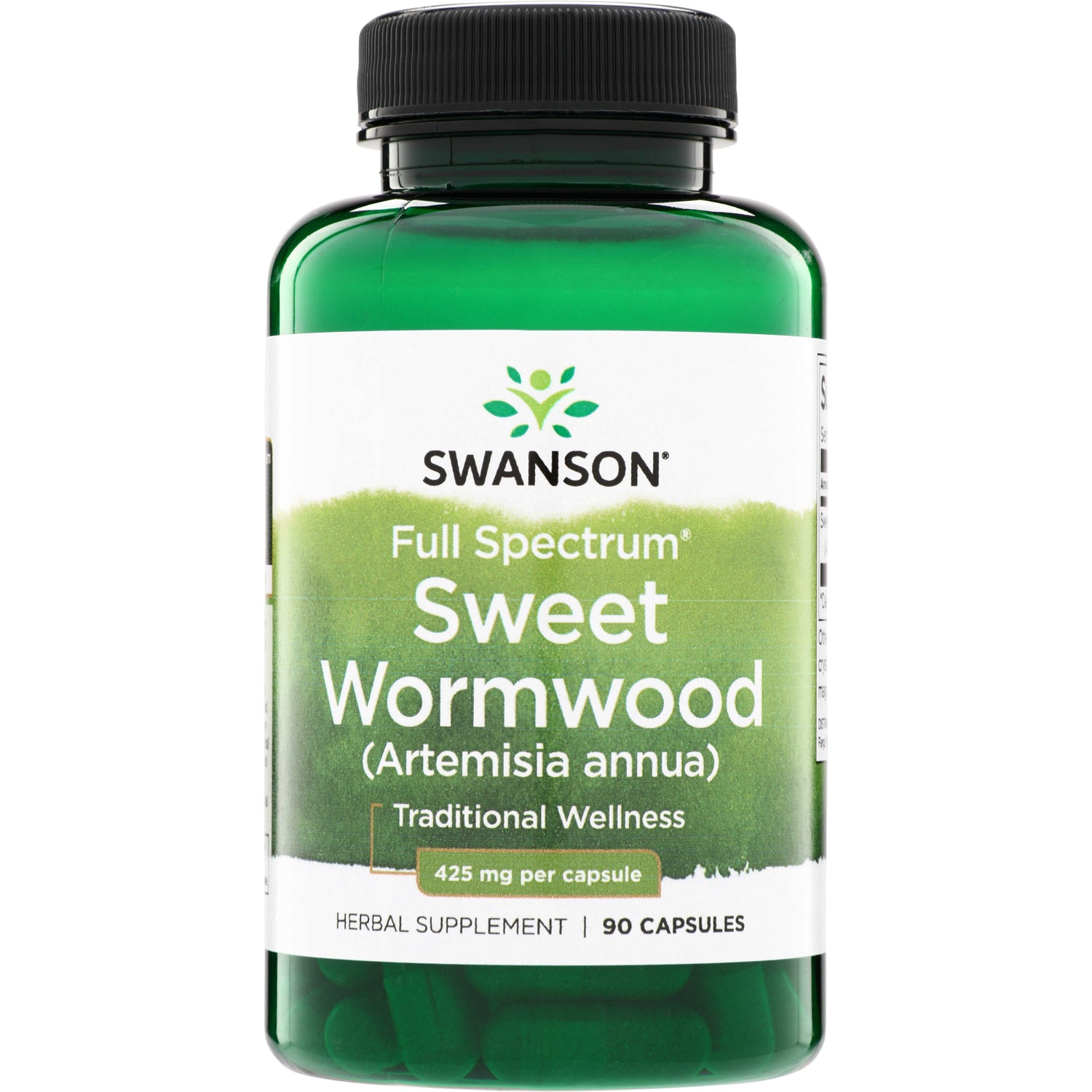 SW1157 | Swanson Full Spectrum Sweet Wormwood (Artemisia annua) 425 mg, 90 capsules bottle