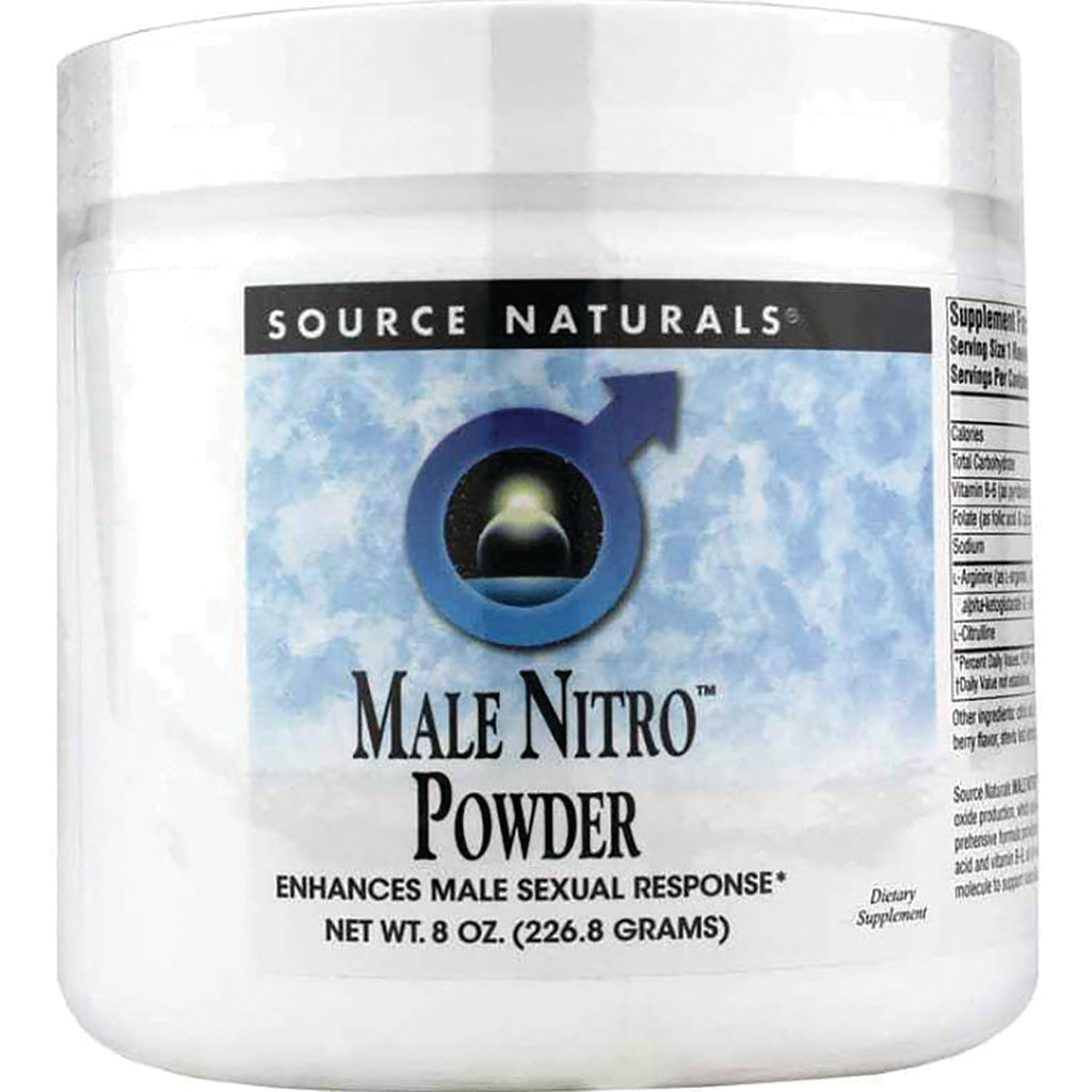 SN693 | Source Naturals Male Nitro Powder, enhances male sexual response, 8 oz (226.8 g) - Thumbnail