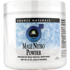 SN693 | Source Naturals Male Nitro Powder, enhances male sexual response, 8 oz (226.8 g)