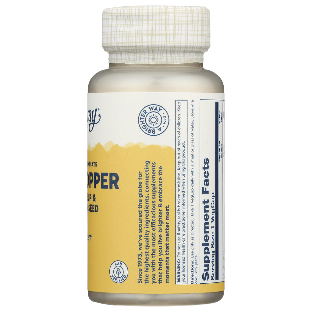 SLR284 | Back label with Supplement Facts panel, serving size, and warnings - Thumbnail