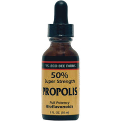 YS012 | Y.S. Eco Bee Farms Propolis 50% Super Strength dropper bottle, 1 fl oz