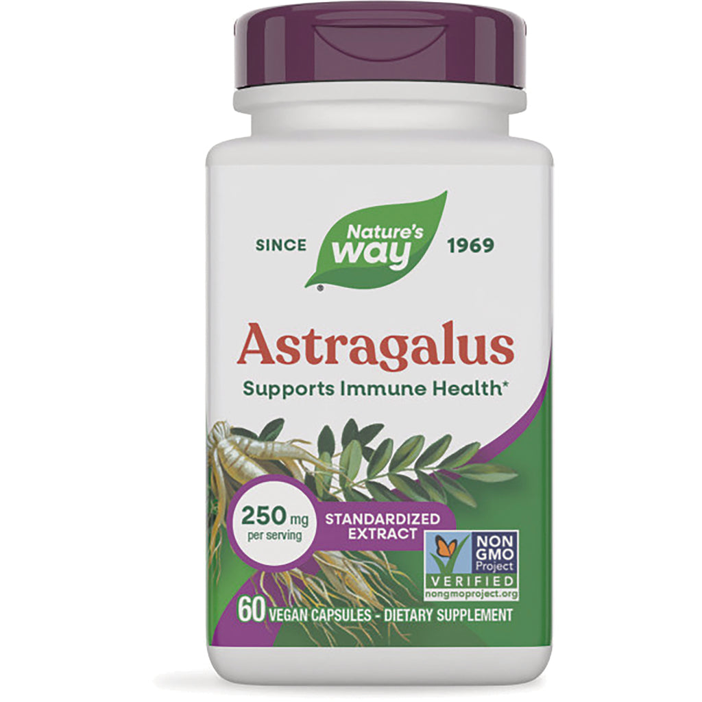 NW775 | Nature's Way Astragalus bottle front, 250 mg, 60 vegan capsules - Thumbnail