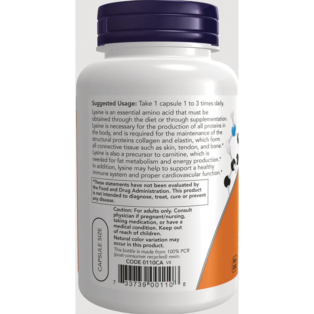 NWF062 | Back of white supplement bottle showing suggested usage, caution text, capsule size oval, and barcode - Thumbnail