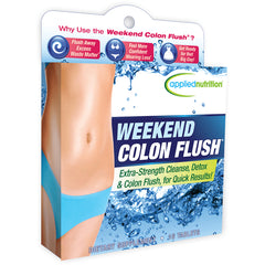 APT017 | Weekend Colon Flush product box showing midsection in blue underwear, water splash and 'Extra-Strength Cleanse' text