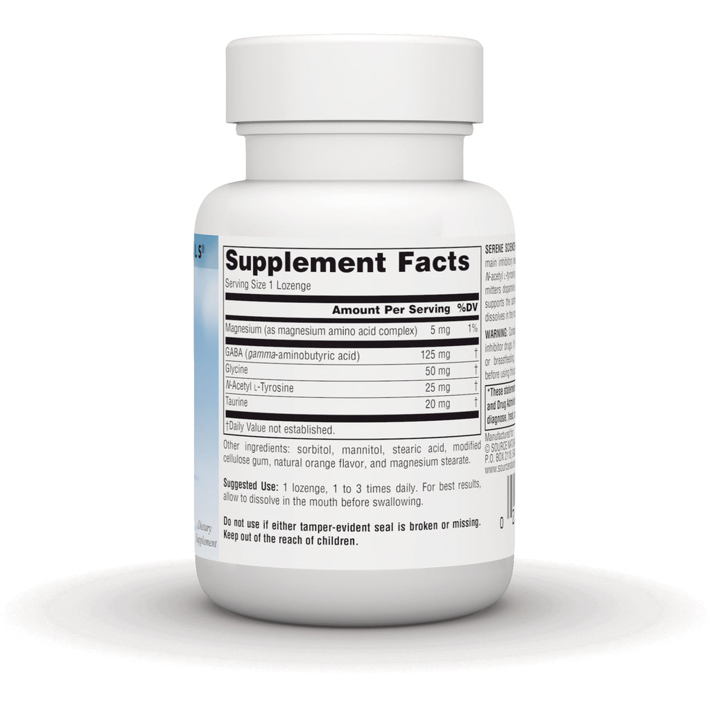 SN384 | Back label with Supplement Facts panel and ingredients list - Thumbnail