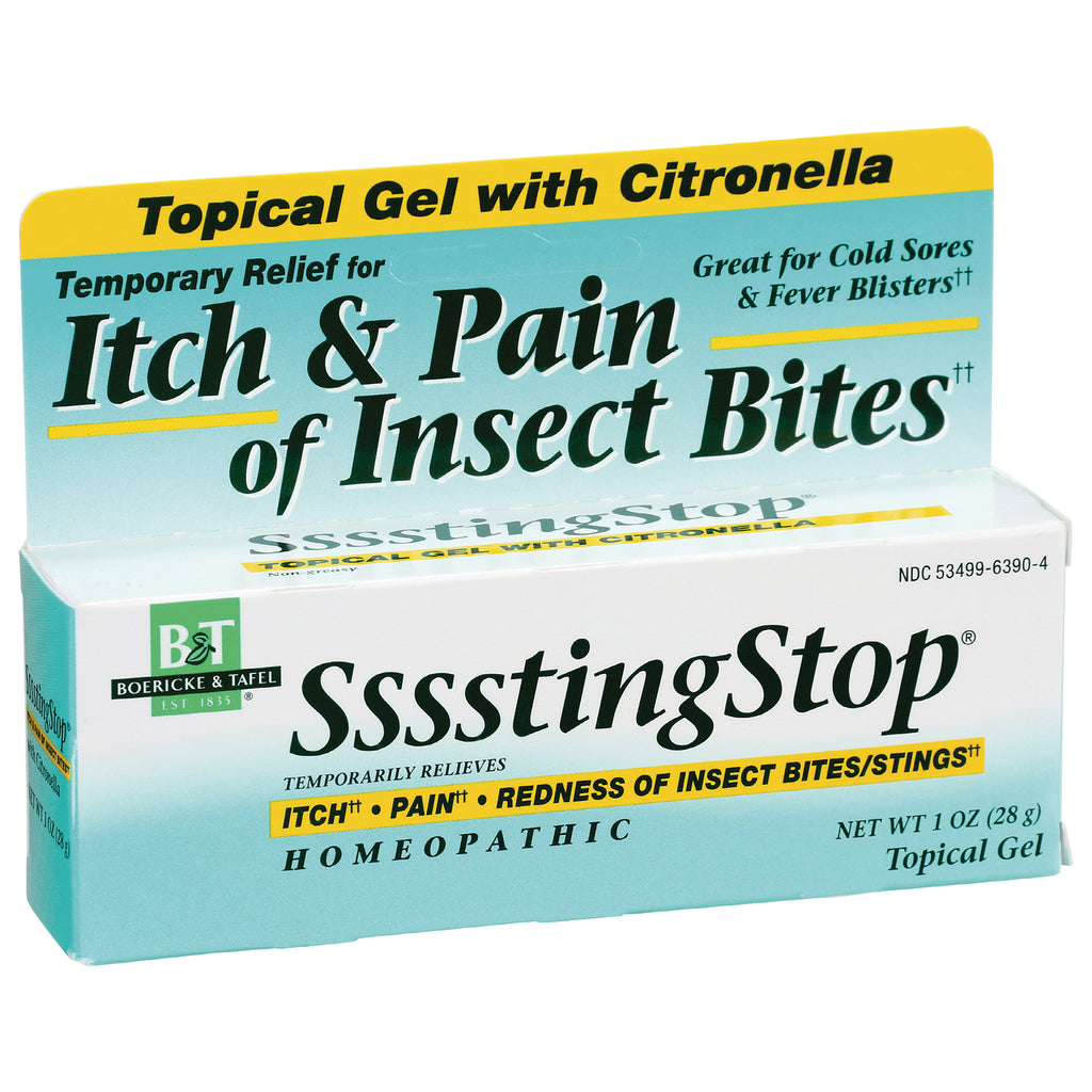 BRK016 | SssstingStop topical gel box labeled for itch & pain of insect bites with citronella - Thumbnail