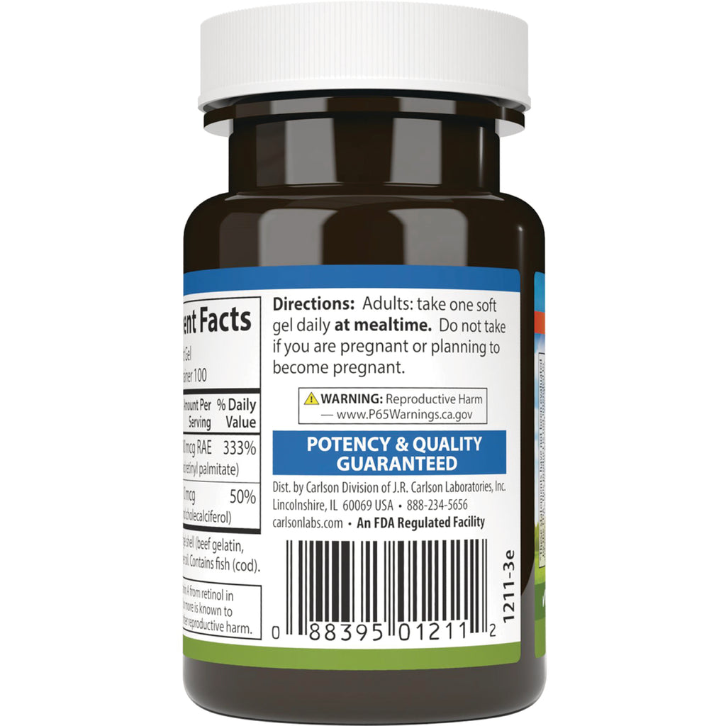 CSN152 | back label with directions, warning, potency & quality guaranteed banner and barcode - Thumbnail