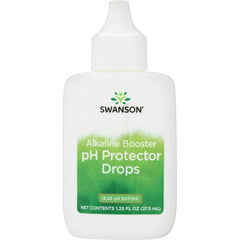 SWB009 | Swanson pH Protector Drops, Alkaline Booster, 12.25 pH rating, 1.25 fl oz dropper bottle