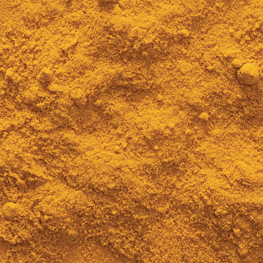 FNP361 | close-up of fine golden-yellow spice powder texture - Thumbnail