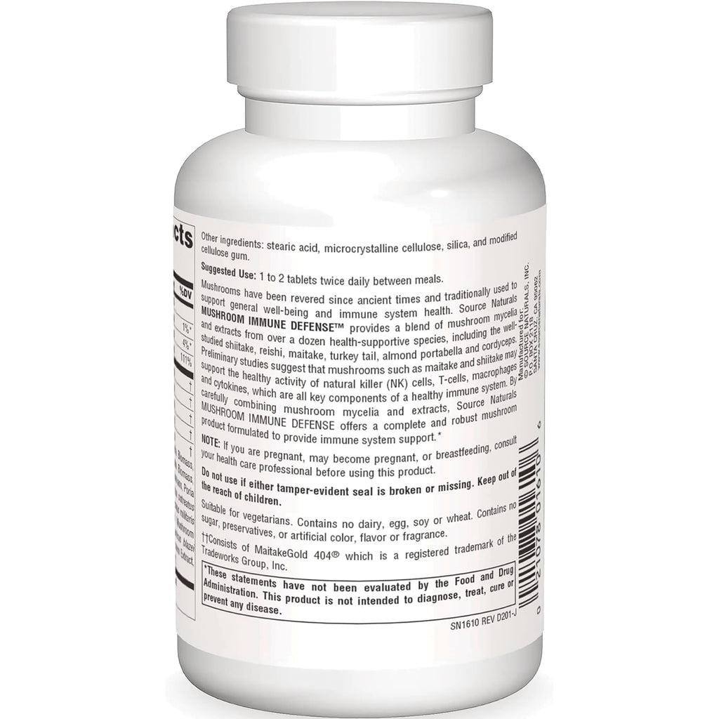 SN512 | Supplement bottle back label with suggested use, warnings, other ingredients, and barcode - Thumbnail