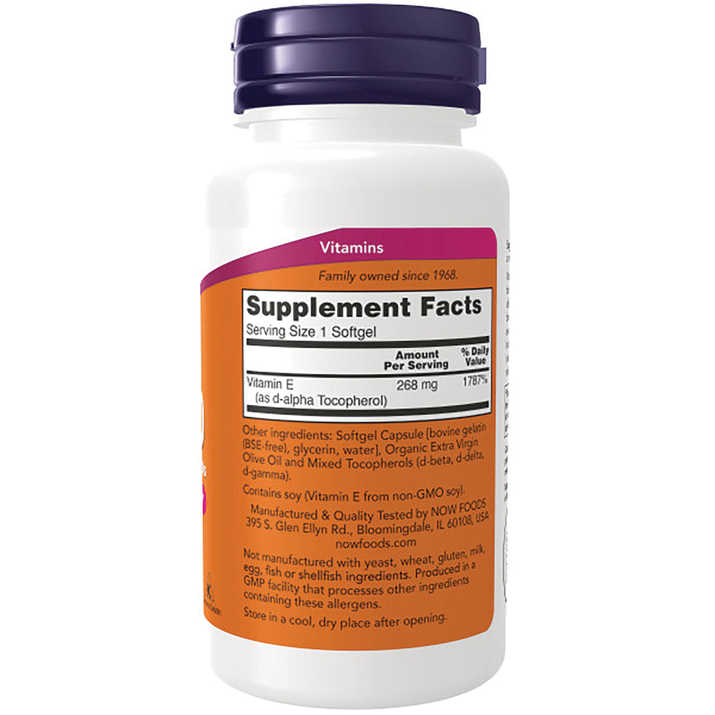 NWF044 | Back label of white supplement bottle showing Supplement Facts panel and ingredient text - Thumbnail