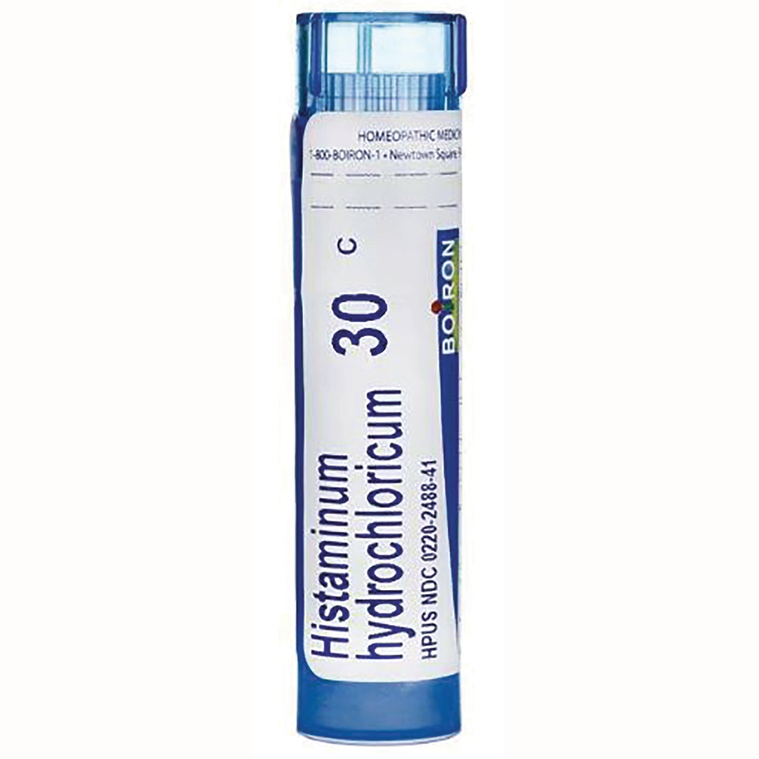 BRN061 | Tube of Histaminum hydrochloricum homeopathic pellets labeled 30C