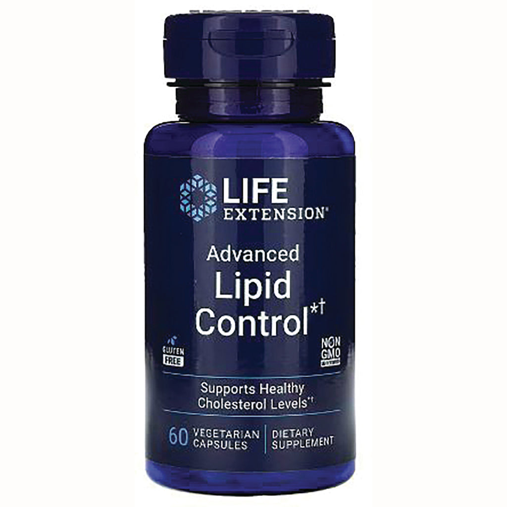 LE271 | Life Extension Advanced Lipid Control bottle, 60 vegetarian capsules, supports healthy cholesterol levels - Thumbnail