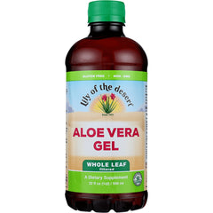 LIL003 | Lily of the Desert Aloe Vera Gel whole leaf bottle 32 fl oz dietary supplement
