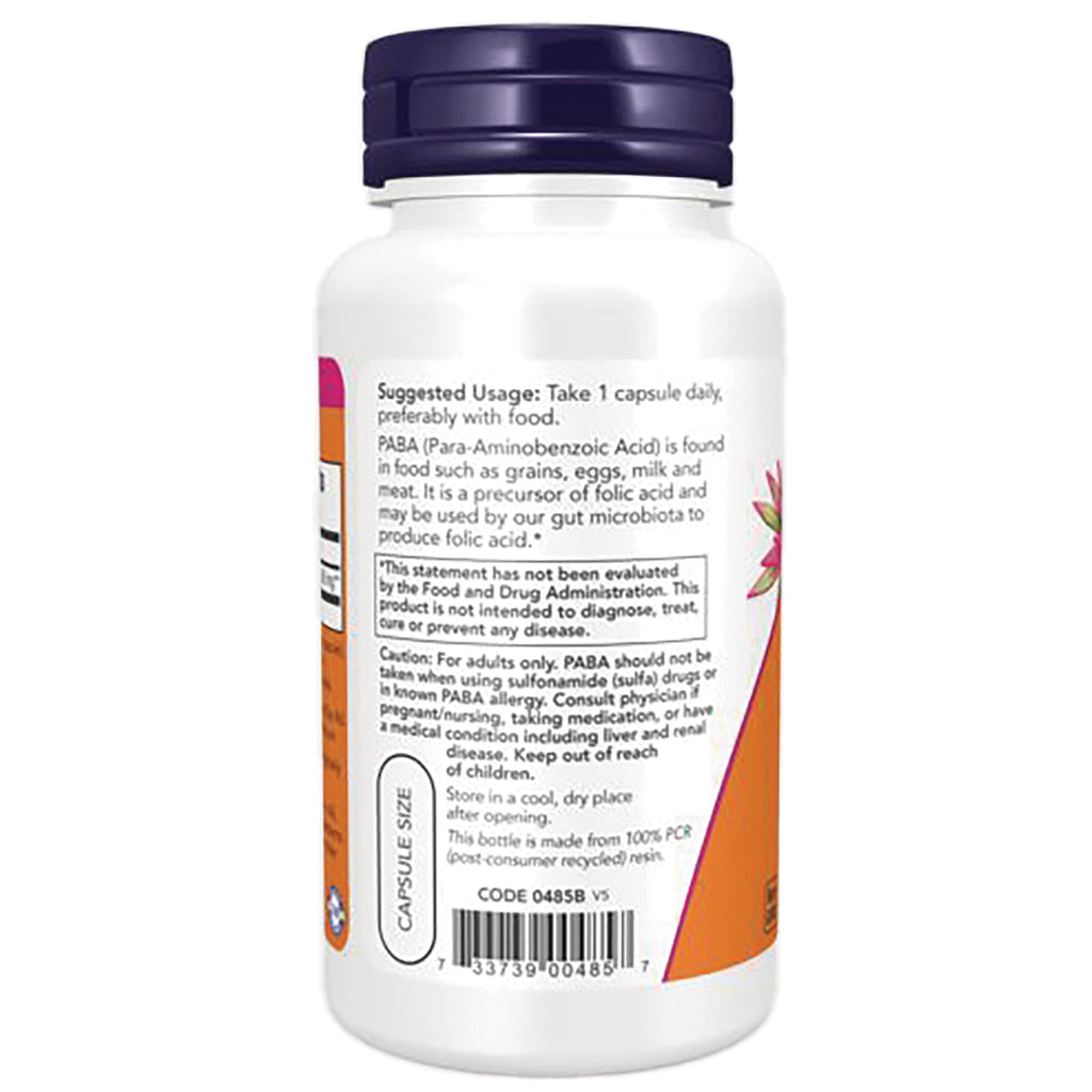 NWF843 | back of white supplement bottle showing Suggested Usage: Take 1 capsule daily, warnings, and barcode - Thumbnail