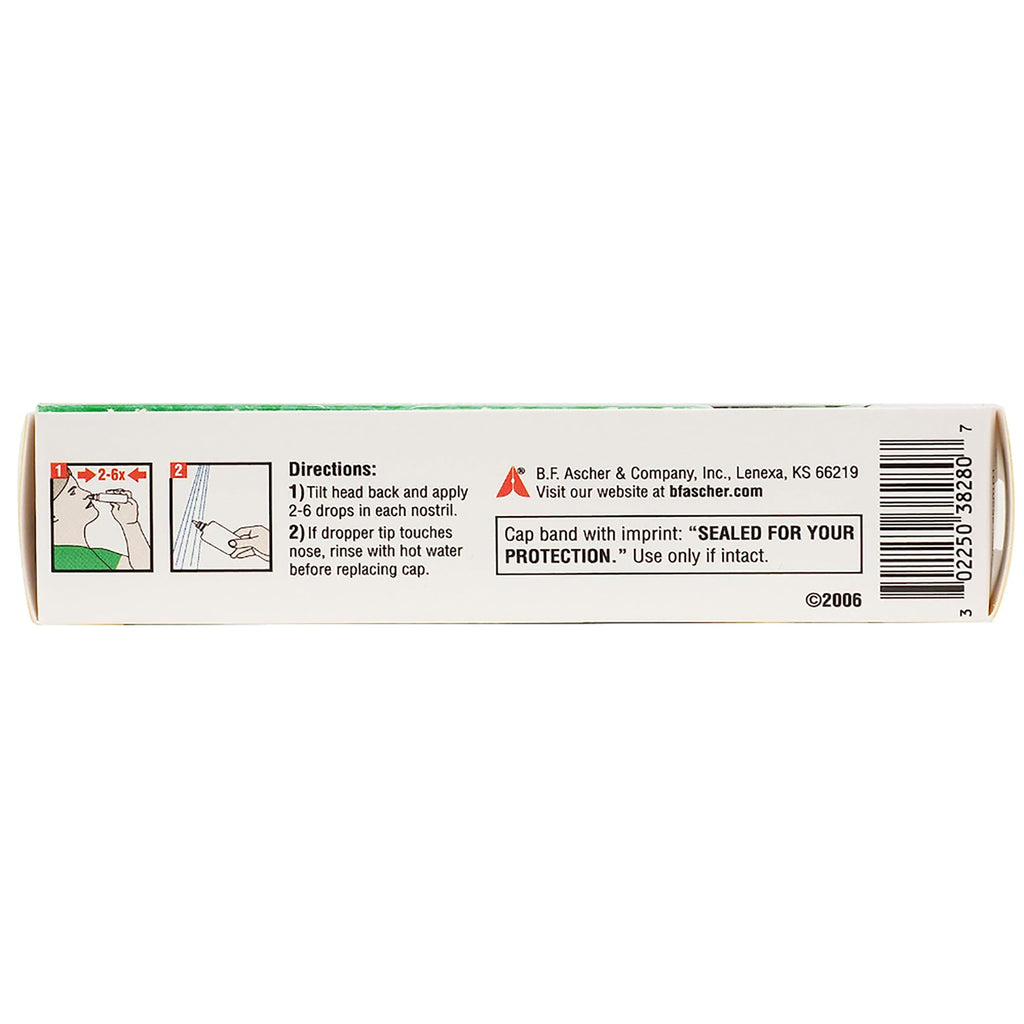 BFA003 | Back of box with directions, barcode and cap band text 'SEALED FOR YOUR PROTECTION' - Thumbnail