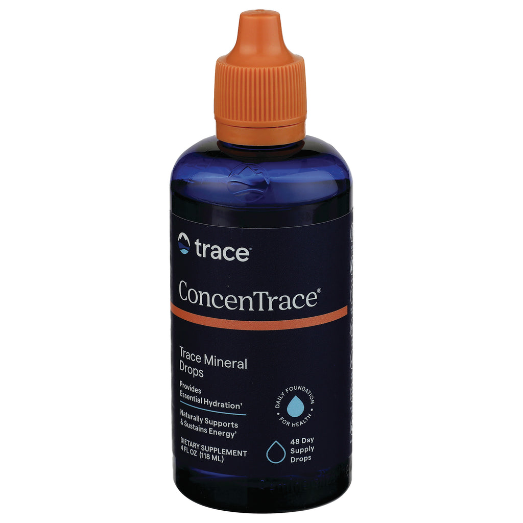 TM034 | Trace ConcenTrace Trace Mineral Drops bottle, 4 fl oz (118 mL), front label - Thumbnail