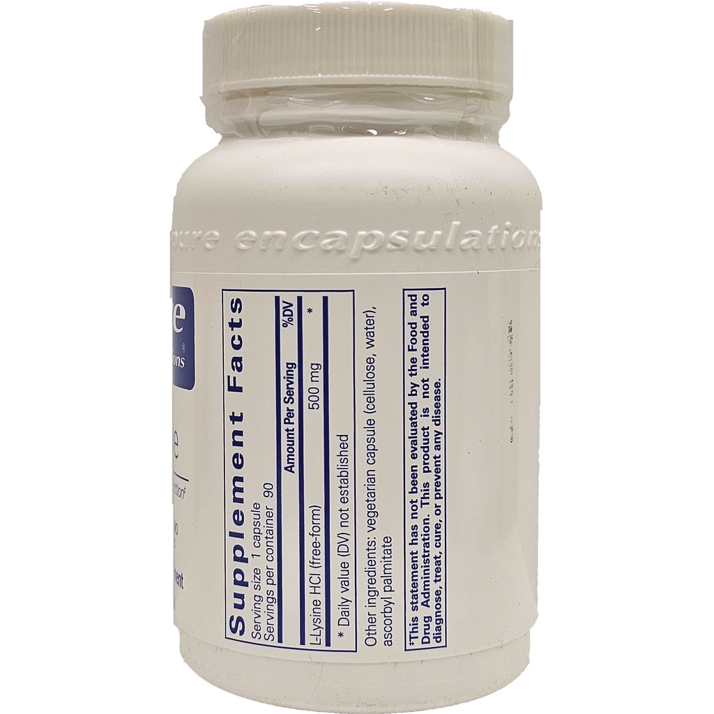 PRN089 | White supplement bottle back showing Supplement Facts panel and 500 mg serving information - Thumbnail