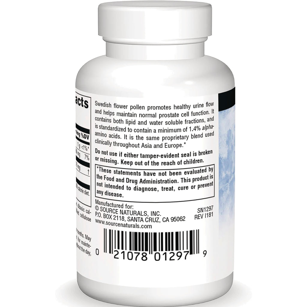 SN266 | Supplement bottle back label with directions, warnings, FDA statement, and barcode - Thumbnail