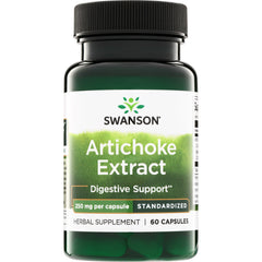 SWH077 | Swanson Artichoke Extract, Digestive Support*, 250 mg per capsule, 60 capsules