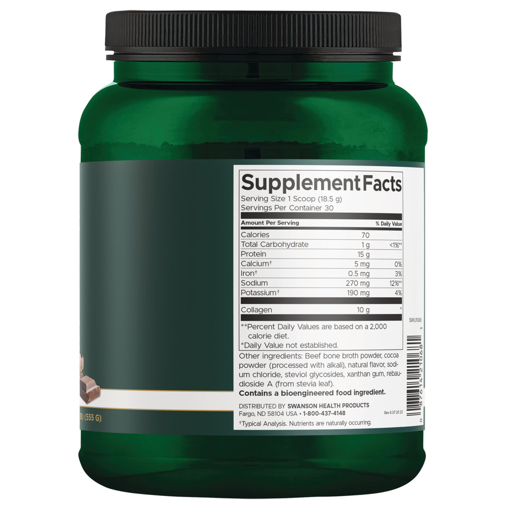 SWU1068 | Back label with ingredients and serving information - Thumbnail