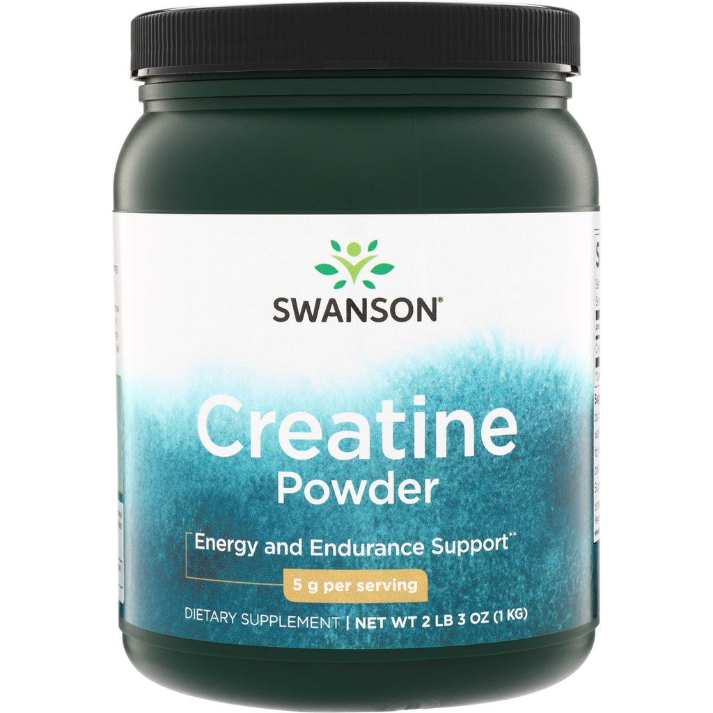SW925 | Swanson Creatine Powder, 5 g per serving, Energy and Endurance Support - Thumbnail