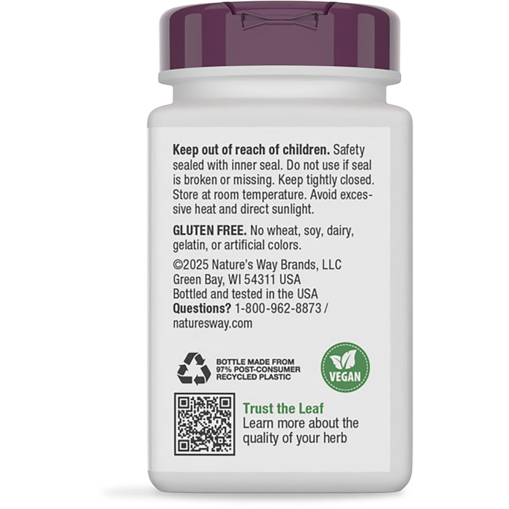 NW731 | Back label of brown supplement bottle reading Supports Healthy Circulation with usage text and barcode - Thumbnail
