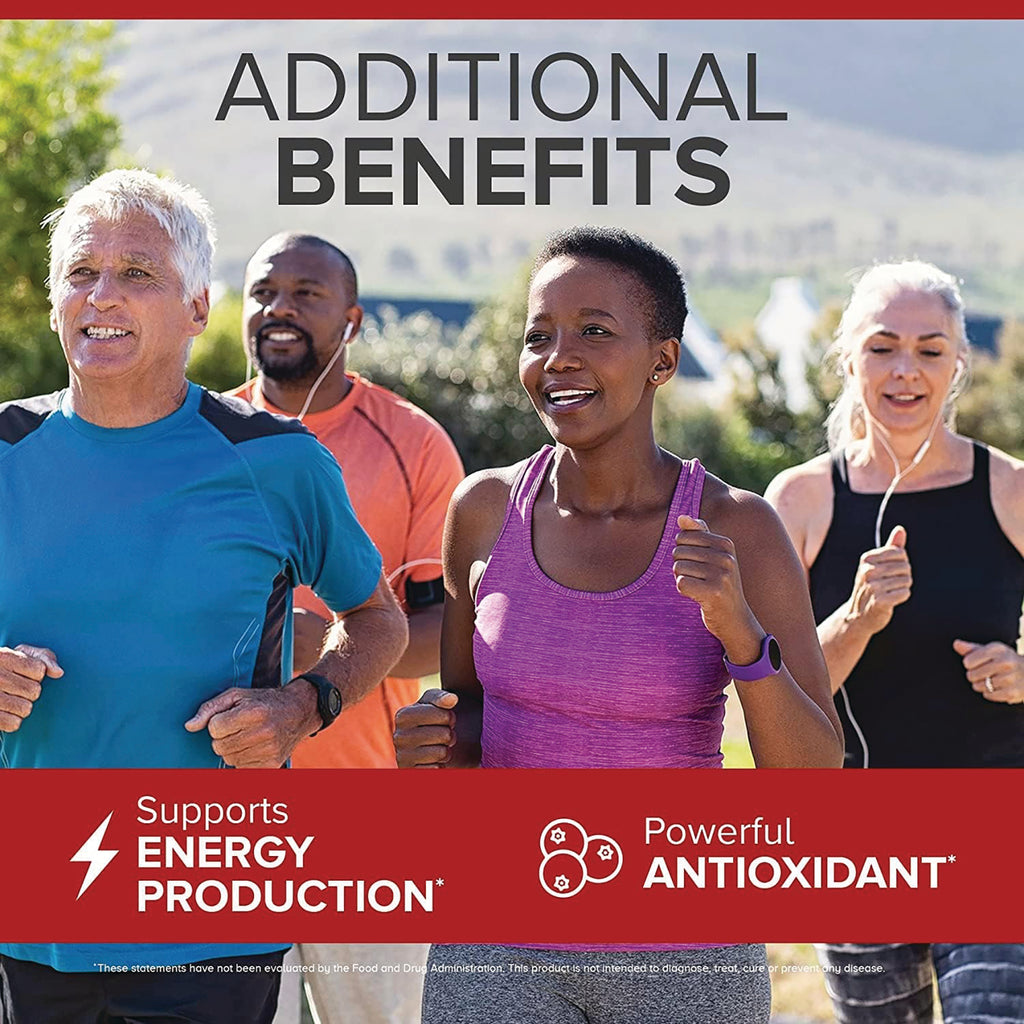 QNL002 | Additional benefits infographic showing runners and claims for energy production and antioxidant support - Thumbnail