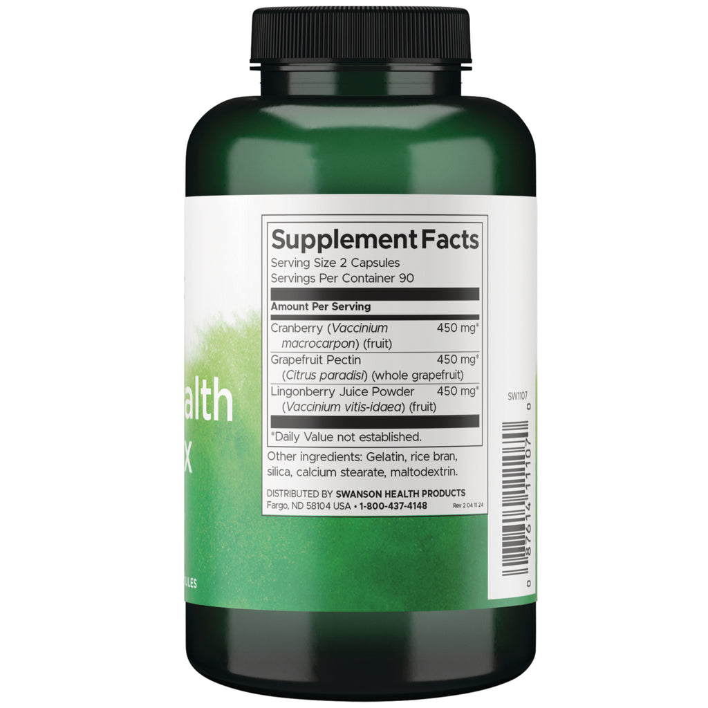 SW1107 | Back label with Supplement Facts - Thumbnail