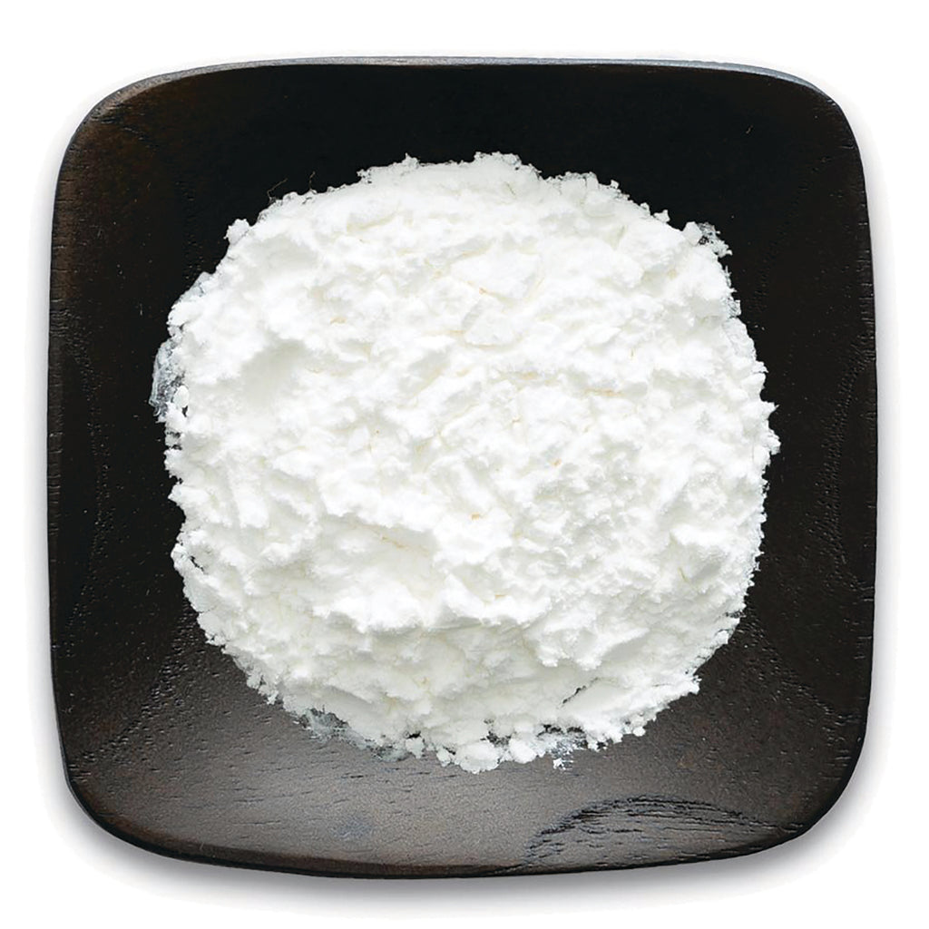 FNP180 | white powder piled on a dark square plate, top-down product shot - Thumbnail