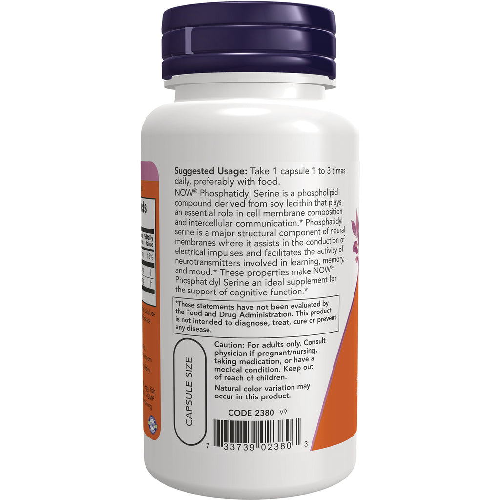 NWF1059 | Back label showing suggested usage, caution, capsule size and barcode - Thumbnail