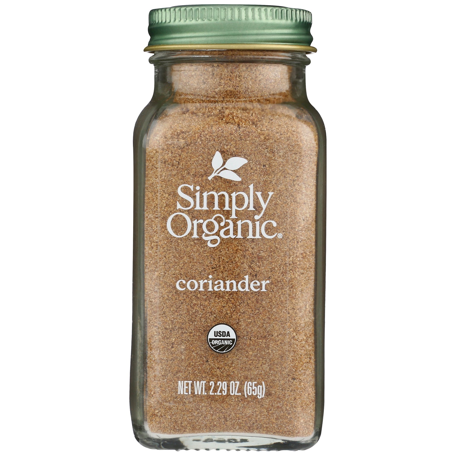SMP064 | Simply Organic Coriander, USDA Organic, net wt 2.29 oz (65 g)