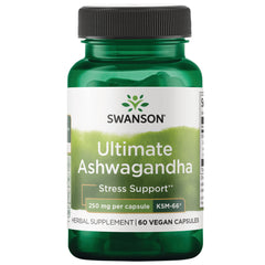 SWU1003 | Swanson KSM-66 Ashwagandha 250 mg vegan capsules