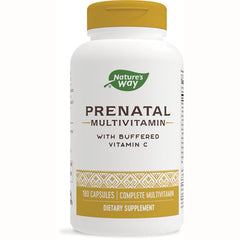 NW305 | Nature's Way prenatal multivitamin bottle with buffered vitamin C, 180 capsules